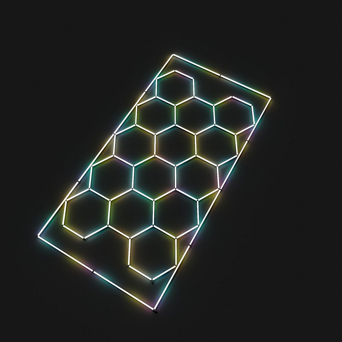 Hexagon RGB-Deckenbeleuchtung Set by Performance Floor