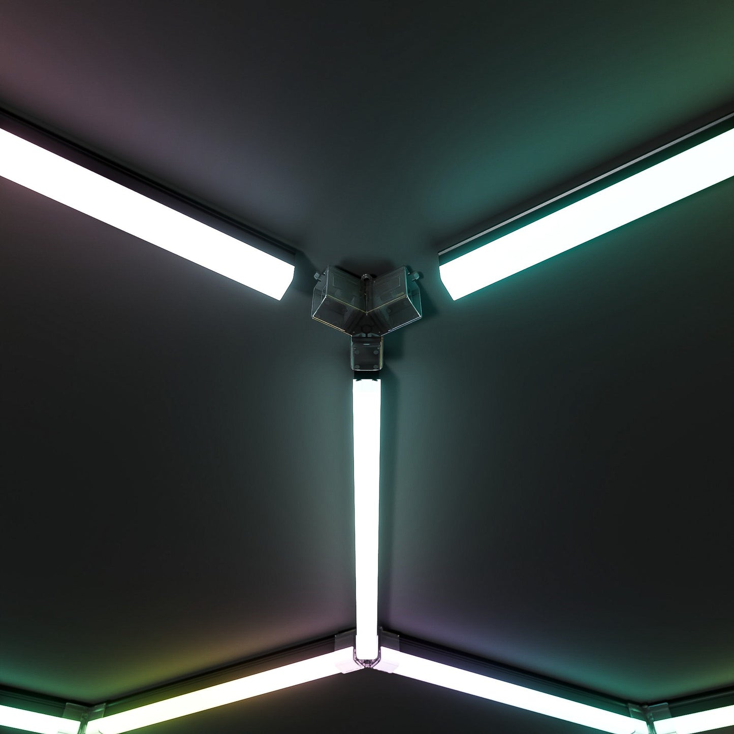 Hexagon RGB-Deckenbeleuchtung Set by Performance Floor