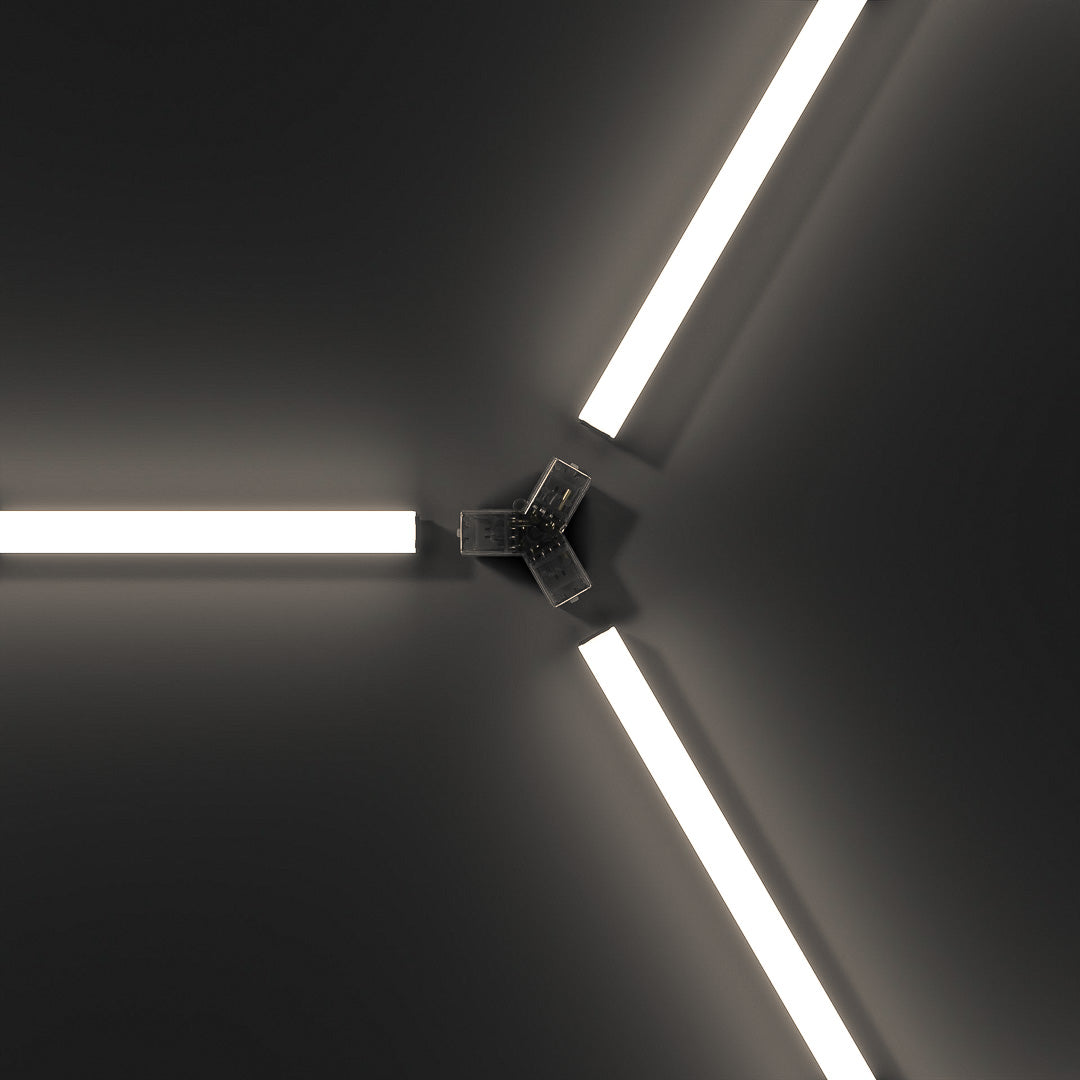 Hexagon LED-Deckenbeleuchtung Warmweiß by Performance Floor