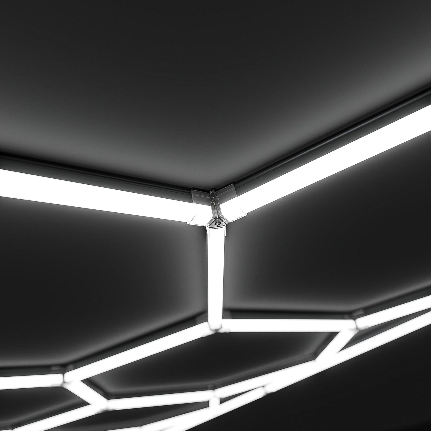Hexagon LED-Deckenbeleuchtung Set by Performance Floor
