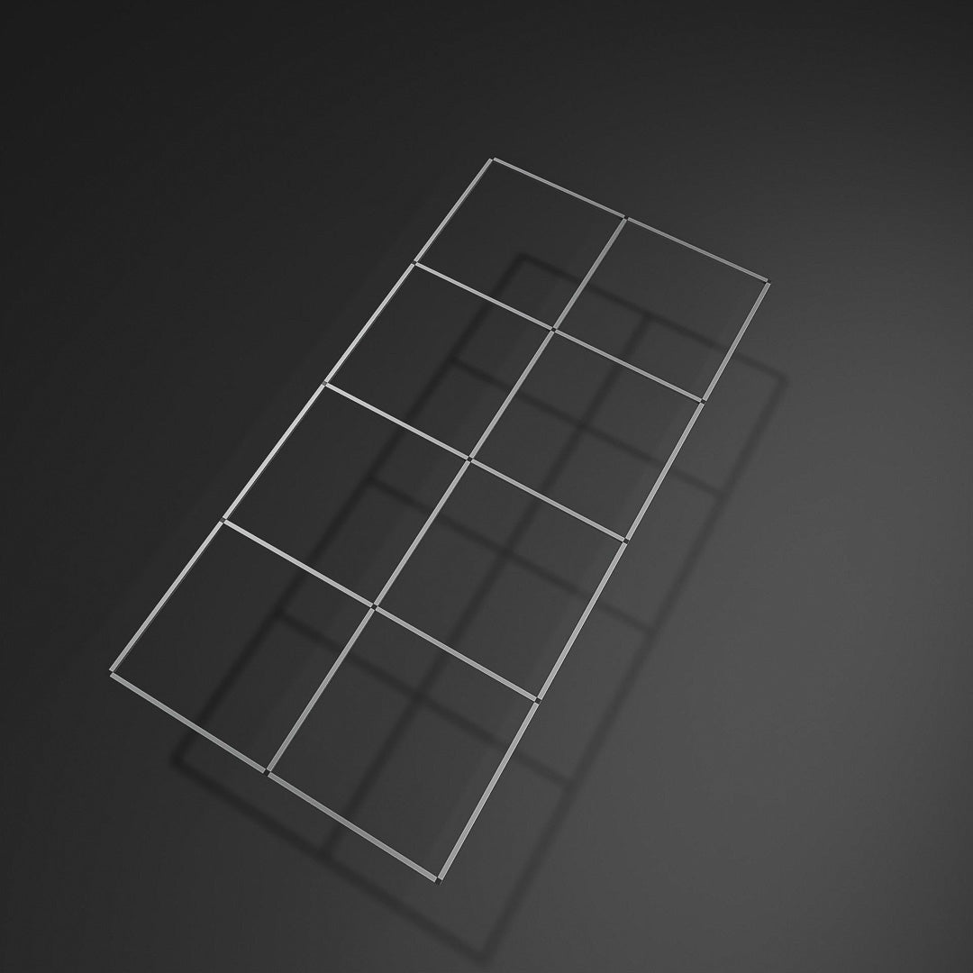 Aluminiumrahmen für Hexagon LED-Deckenbeleuchtung by Performance Floor