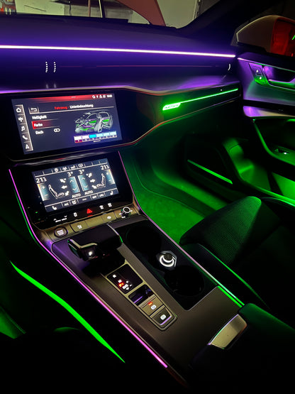 Ambiente Lichtpaket Plus für Audi A6 / S6 8C inkl. Einbau