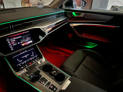 Ambiente Lichtpaket Plus für Audi A6 / S6 8C inkl. Einbau