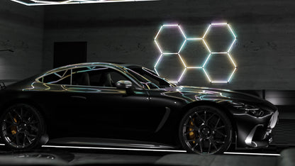 Hexagon RGB-Deckenbeleuchtung 5er Set by Performance Floor