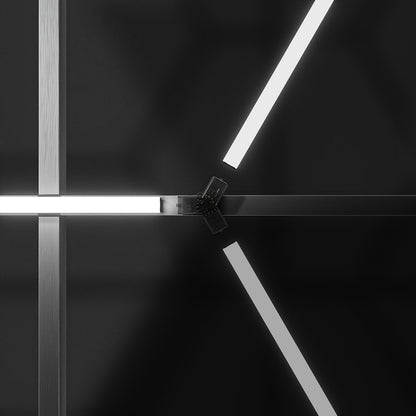 Hexagon LED-Deckenbeleuchtung Dimmbar inkl. Aluminiumrahmen by Performance Floor