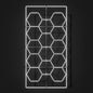 Hexagon LED-Deckenbeleuchtung inkl. Aluminiumrahmen by Performance Floor