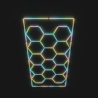 Hexagon RGB-Deckenbeleuchtung Set by Performance Floor