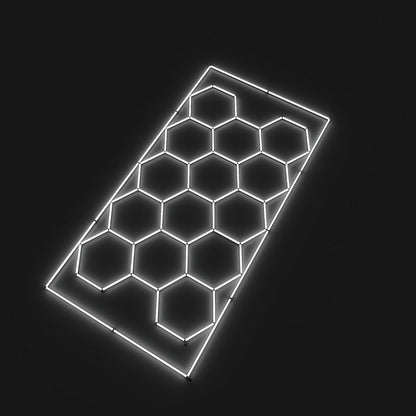 Hexagon LED-Deckenbeleuchtung Set by Performance Floor