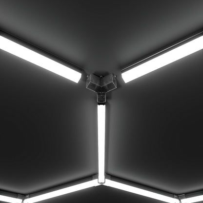 Hexagon LED-Deckenbeleuchtung Set by Performance Floor