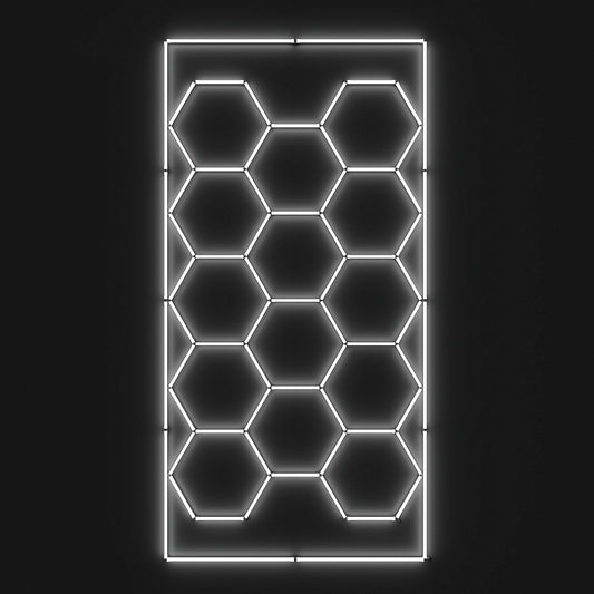 Hexagon LED-Deckenbeleuchtung Set by Performance Floor
