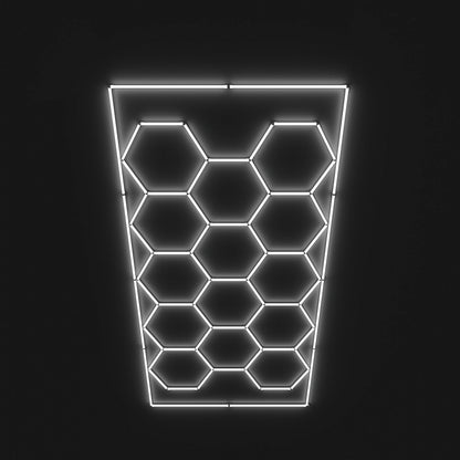Hexagon LED-Deckenbeleuchtung Set by Performance Floor