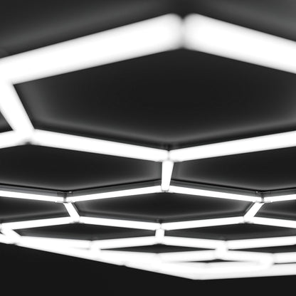 Hexagon LED-Deckenbeleuchtung Set by Performance Floor
