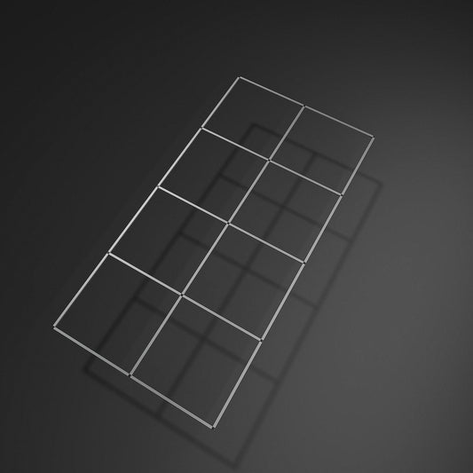 Aluminiumrahmen für Hexagon LED-Deckenbeleuchtung by Performance Floor